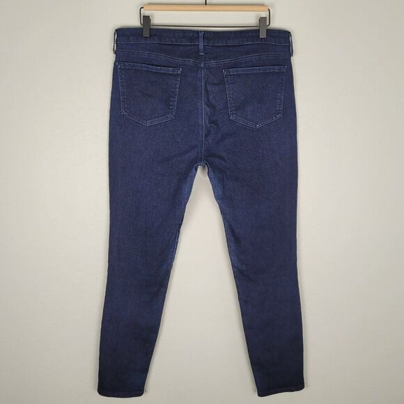 NYDJ Ami Skinny Jeans High Waist Dark Wash Blue Size 14 - Picture 5 of 12